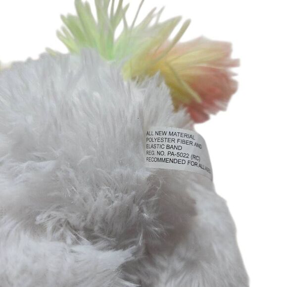 Heart Unicorn with Rainbow mane and tail 12" - Picture 3 of 3